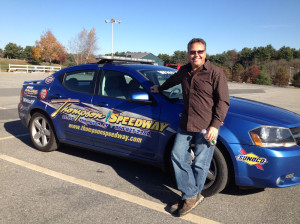 Tony with the Thompson Speedway pace car.