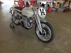 A rare Vincent racer