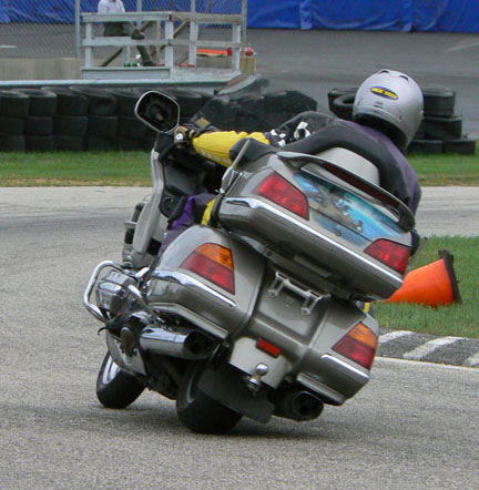 Round Ass On A Motorcycle..