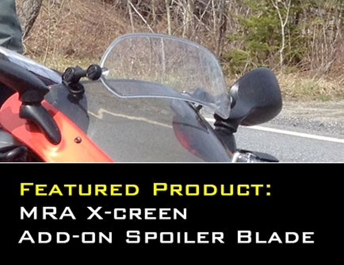 MRA 4025066125043 X-Creen Smoke Gray Bolt-On/Add-On Variable Windscreen Spoiler Blade 