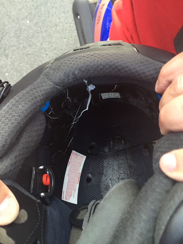 Cracked_helmet2 Riding in the Zone